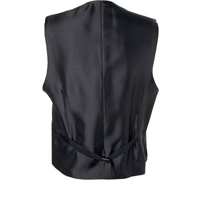 CARL GROSS Weste, Modern Fit, Schurwolle, Dunkelgrau – Bild 2