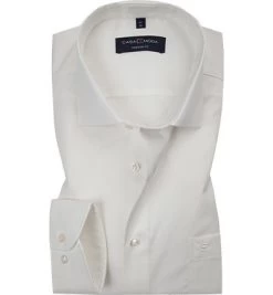 Hemd, Modern Fit, Popeline, Ecru