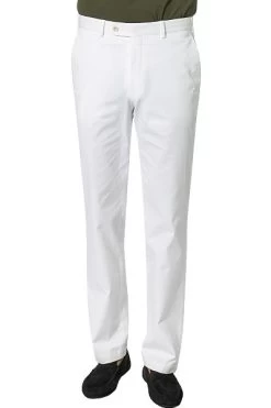 Chino Cesano, Classic Fit, Baumwolle, Weiß