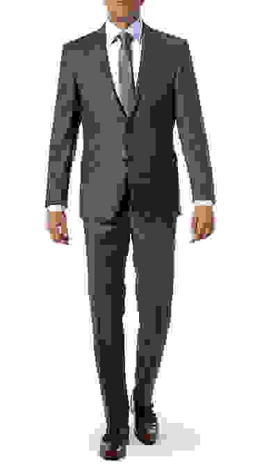 CARL GROSS Anzug, Modern Fit, Schurwolle, Blau – Bild 9