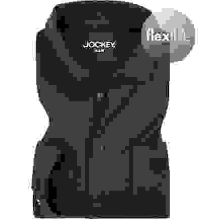 Jockey Hemd, Jersey, Extra Langer Arm, Schwarz – Bild 4