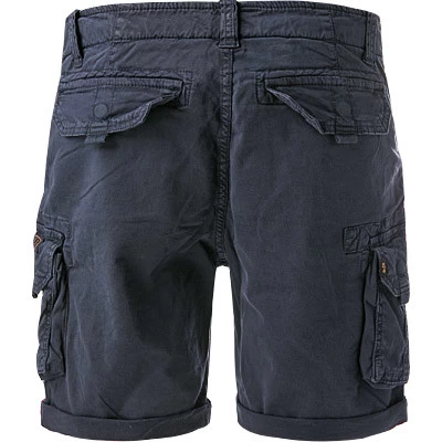 Alpha Industries Cargoshorts, Slim Fit, Baumwolle, Navy – Bild 3