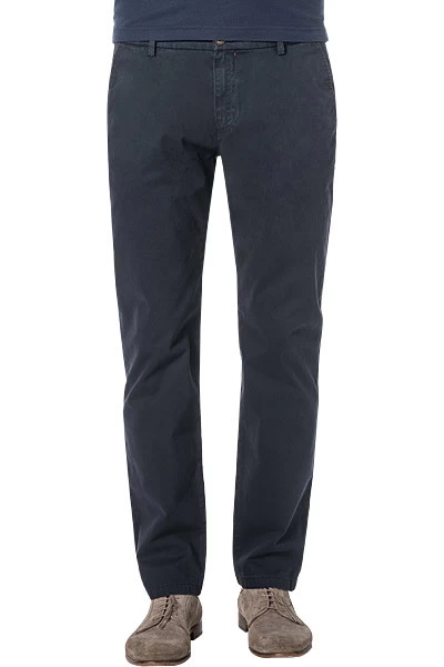 Bugatti Chino, Modern Fit, Baumwolle, Marineblau