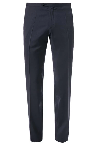 Smokinghose, Slim Fit, Schurwolle, Nachtblau – Bild 3