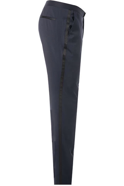 Smokinghose, Slim Fit, Schurwolle, Nachtblau – Bild 2