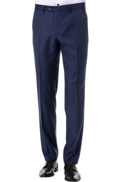 Digel Hose Per, Modern Fit, Schurwolle Super100, Navy Meliert