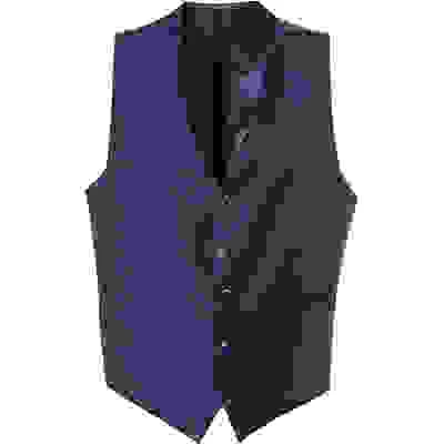 Digel Weste, Schurwolle, Navy Meliert – Bild 4