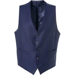 Digel Weste, Schurwolle, Navy Meliert