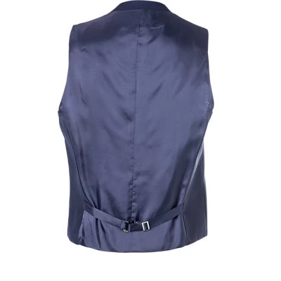 Digel Weste, Schurwolle, Navy Meliert – Bild 2