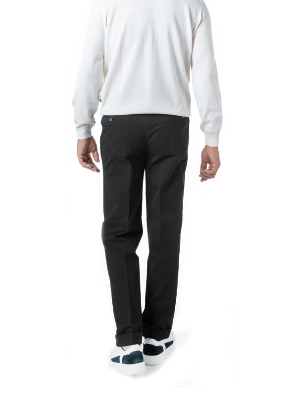 Hose, Morello-U, Comfort Fit, Baumwolle, Schwarz – Bild 4