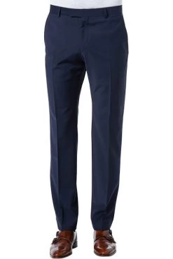 Strellson Hose, Slim Fit, Schurwolle, Dunkelblau