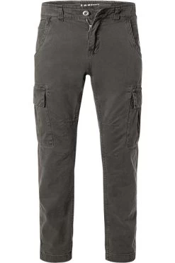 Alpha Industries Cargohose, Baumwolle, Graugrün