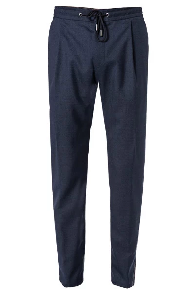 Windsor. Jogpants, Wolle, Nachtblau Meliert – Bild 3