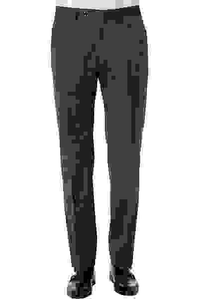 Digel Hose Per, Modern Fit, Schurwolle Fleckenschutz, Mittelgrau Meliert – Bild 4