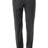 Digel Hose Per, Modern Fit, Schurwolle Fleckenschutz, Mittelgrau Meliert