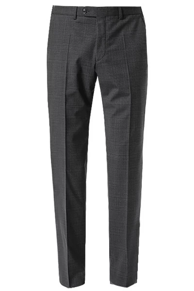 Digel Hose Per, Modern Fit, Schurwolle Fleckenschutz, Mittelgrau Meliert – Bild 2