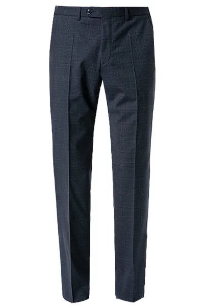 Digel Hose Per, Modern Fit, Schurwolle Fleckenschutz, Dunkelblau Meliert – Bild 2