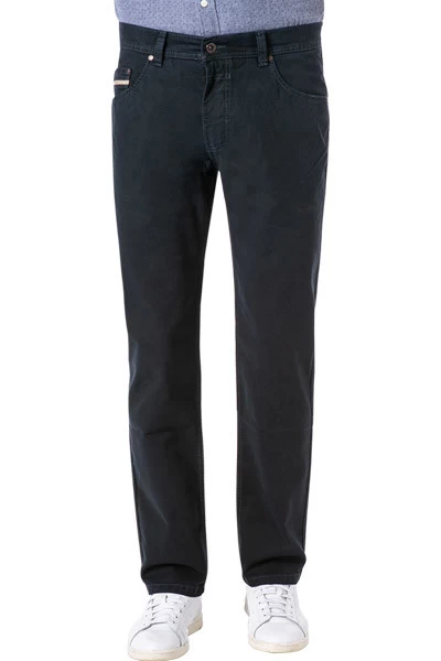 Bugatti Hose, Modern Fit, Pima-Baumwolle, Navy