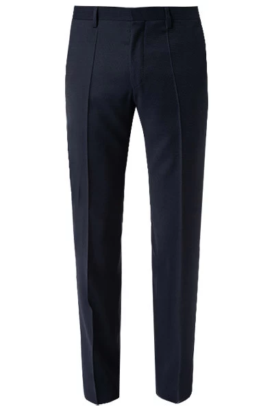 ROY ROBSON Hose, Slim Fit, Schurwolle Super100 Wasserabweisend, Dunkelblau Gemustert – Bild 2