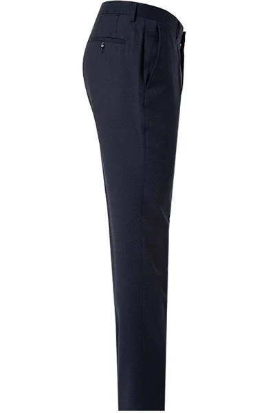 ROY ROBSON Hose, Slim Fit, Schurwolle Super100 Wasserabweisend, Dunkelblau Gemustert – Bild 3