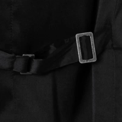 CARL GROSS Weste, Regular Fit, Schurwoll-Stretch, Schwarz – Bild 3