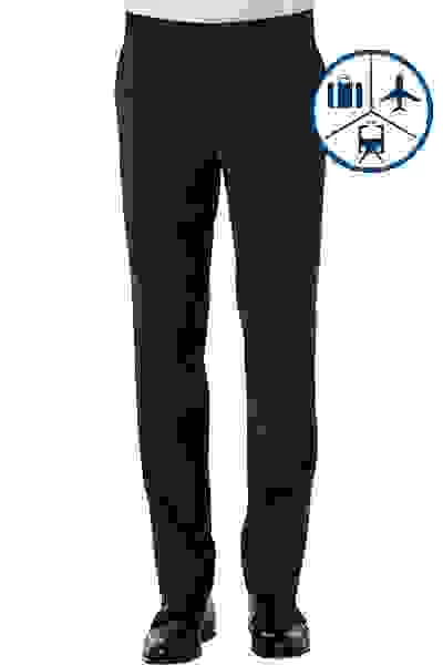 CARL GROSS Hose, Regular Fit, Schurwolle Waschbar, Dunkelblau – Bild 5