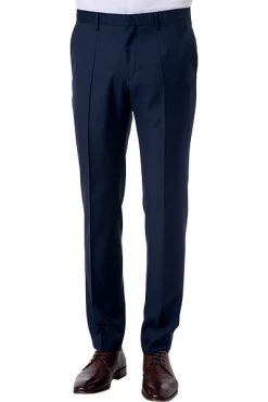 ROY ROBSON Hose, Slim Fit, Schurwolle Super100, Navy Meliert