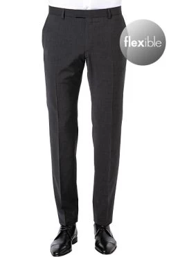 Strellson Hose Mercer, Slim Fit, Schurwolle, Graphitgrau Meliert