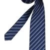 Bugatti Krawatte, Seide, Blau Gestreift