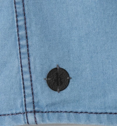 Jeanshemd, Perfect Fit, Baumwolle, Hellblau – Bild 3