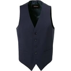 Oscar Jacobson Weste, Wolle, Blau