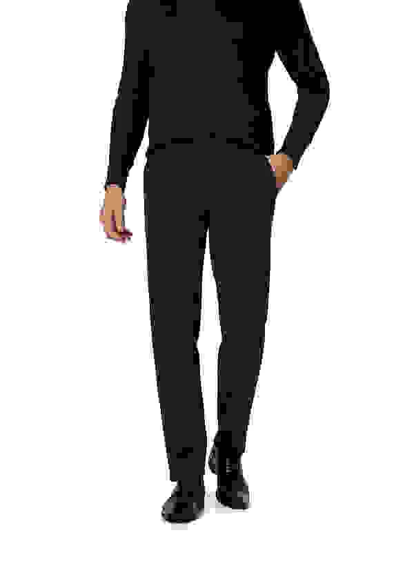 Hose Jim, Regular Fit, Baumwolle, Dunkelblau – Bild 5