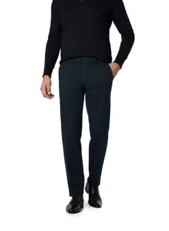 Hose Jim, Regular Fit, Baumwolle, Dunkelblau