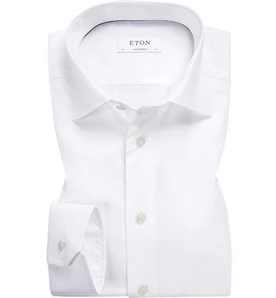 ETON Hemd, Contemporary Fit, Baumwolle, Weiß