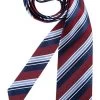 Bugatti Krawatte, Seide, Barolo-marine Gestreift