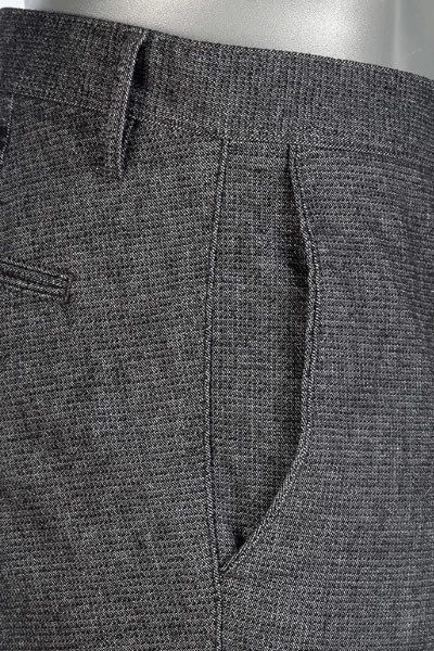 Alberto Hose Rob, Slim Fit, Baumwolle, Grau Meliert – Bild 2