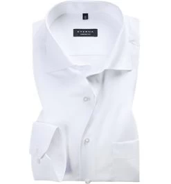 Eterna Hemd, Comfort Fit, Twill Blickdicht, Extra Kurzer Arm, Weiß