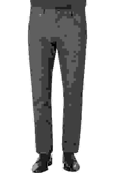 Bugatti Hose, Regular Fit, Baumwolle, Schwarz Meliert – Bild 5