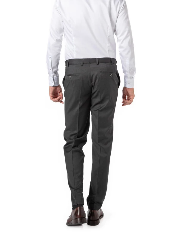 Hose Piacenza, Regular Fit, Schurwolle Super120, Anthrazit – Bild 3