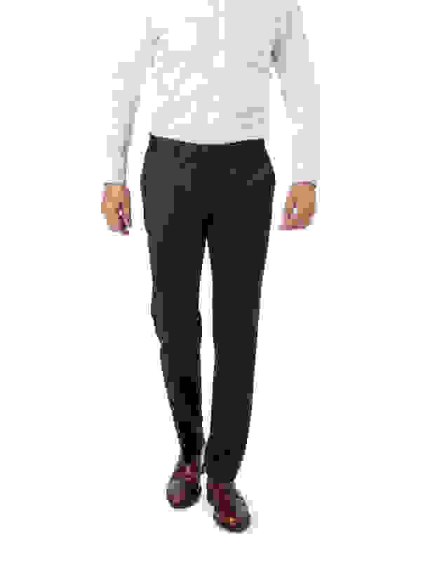 Hose Piacenza, Regular Fit, Schurwolle Super120, Dunkelblau – Bild 5