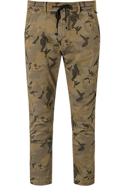 Pepe Jeans Hose, Relaxed Fit, Baumwolle, Camouflage – Bild 3