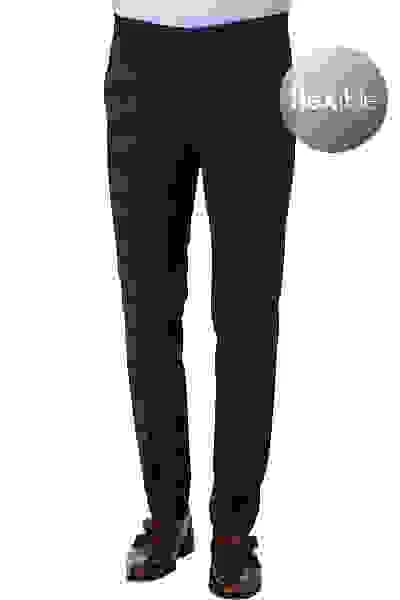 Pierre Cardin Hose, Modern Fit, Mikrofaser, Blau Kariert – Bild 5