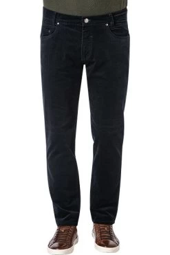 Bugatti Hose, Modern Fit, Cord, Nachtblau