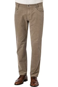 Bugatti Hose, Modern Fit, Cord, Beige