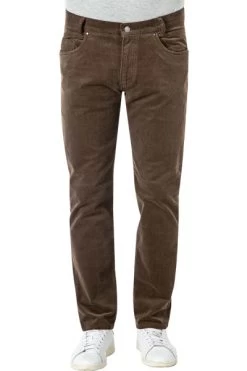 Bugatti Hose, Modern Fit, Cord, Khaki