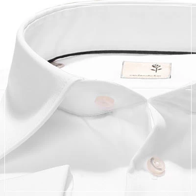 Seidensticker Hemd, Shaped Fit, Popeline, Weiß – Bild 2