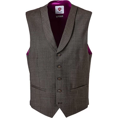 Weste, Schurwolle, Braun