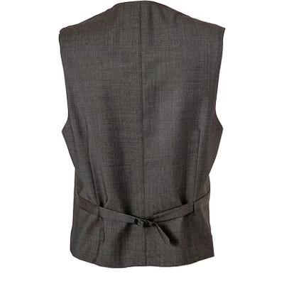 Weste, Schurwolle, Braun – Bild 2