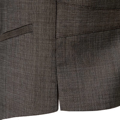 Weste, Schurwolle, Braun – Bild 3