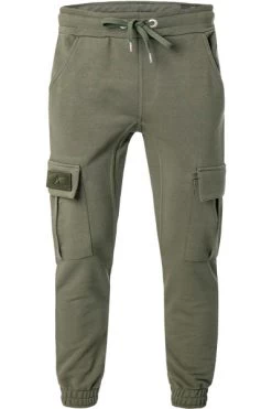 Alpha Industries Jogpants, Baumwolle, Dunkeloliv